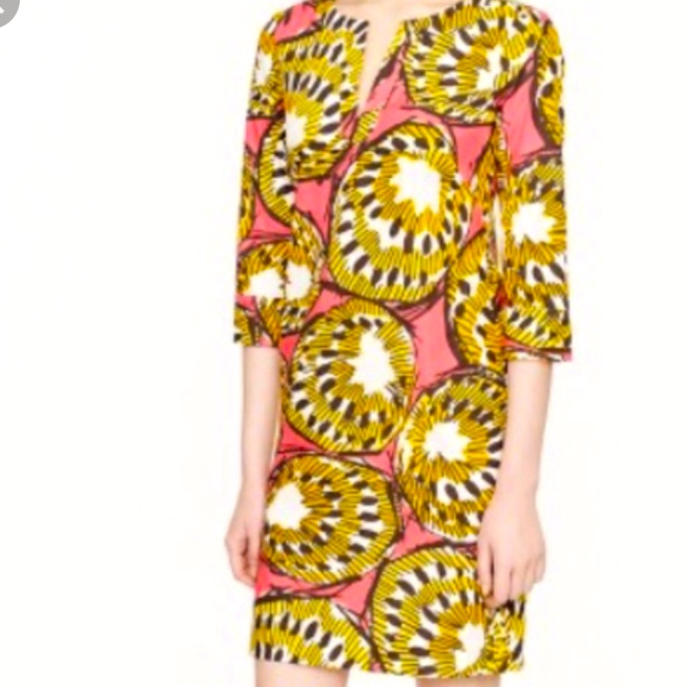J.Crew Ratti Kiwi Print Shift Dress